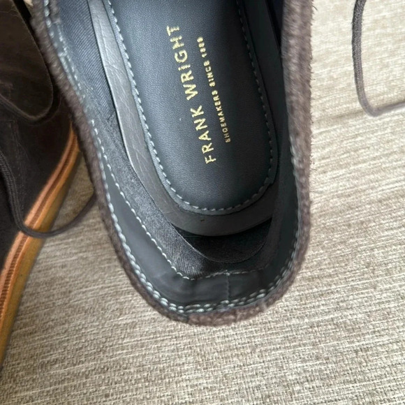 Frank Wright chocolate suede brown chuka boot sz 11 brand new - Picture 6 of 9